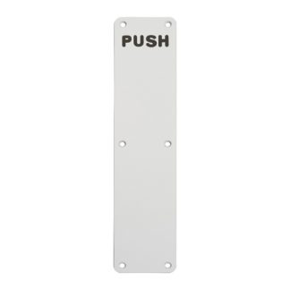 Eurospec FPP43502SAA Push Finger Plate (LEAD TIME: 2-3 DAYS)