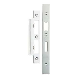 Eurospec FSF5017BSS Forend Strike & Fixing Pack To Suit Din Euro Sash/Bathroom Lock - Bright Stainless Steel Square Forend (LEAD TIME: 2-3 DAYS)