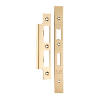 EuroSpec FSF5017SB Din Sash Bathroom Forend & Strike Pack (LEAD TIME: 2-3 DAYS)