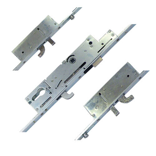 Fullex XL Latch 3 Hooks 2 Anti Lift Pins 2 Rollers Lift Lever Multipoint Door Lock - Option 1 - Image 7