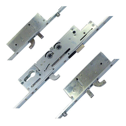 Fullex XL Latch 3 Hooks 2 Anti Lift Pins 2 Rollers Lift Lever Multipoint Door Lock - Option 1