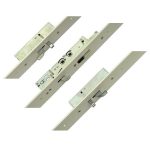 Fullex XL Latch 3 Hooks 2 Anti Lift Pins Flat 44mm White Faceplate Double Spindle Multipoint Door Lock