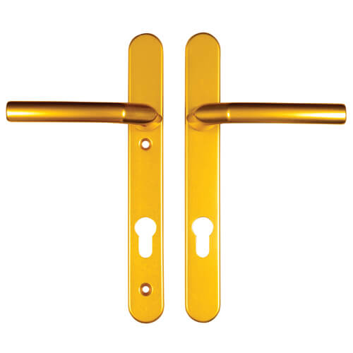 Hoppe Birmingham Lever Lever UPVC Multipoint Door Handles - 92mm PZ Sprung 122mm Screw Centres - Image 3