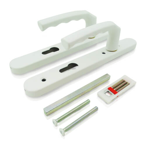 Hoppe Birmingham Lever Lever UPVC Multipoint Door Handles - 92mm PZ Sprung 122mm Screw Centres - Image 7