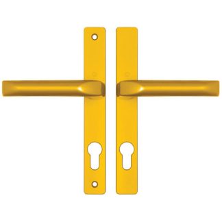 Hoppe London Lever Lever UPVC Multipoint Door Handles - 72mm PZ Unsprung 180mm Screw Centres