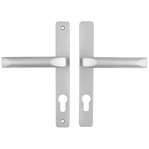 Hoppe London Lever Lever UPVC Multipoint Door Handles - 72mm PZ Unsprung 180mm Screw Centres - Image 2