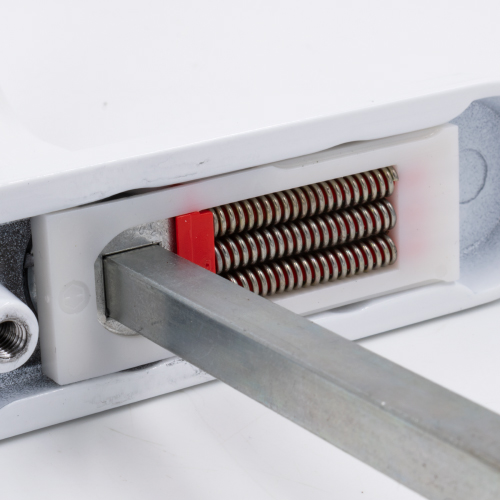 Hoppe Atlanta Lever Lever UPVC Multipoint Door Handles - 92mm PZ Sprung 122mm Screw Centres - Image 7