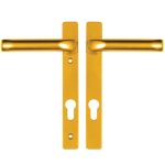 Hoppe London Lever Lever UPVC Multipoint Door Handles - 92mm PZ Unsprung 122mm Screw Centres