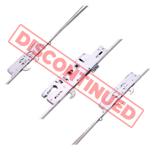 Ingenious Duplex Latch 5 Hook 2 Roller Double Spindle Multipoint Door Lock (top hook to spindle = 733mm)