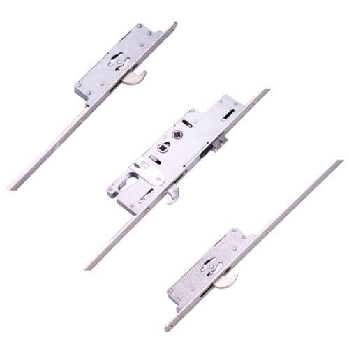 Ingenious Latch 3 Hooks Double Spindle Multipoint Door Lock