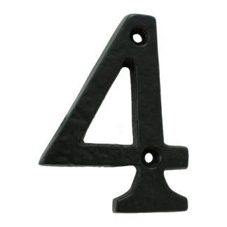 Carlisle Brass LF55494 Numeral 4 (Face Fix) (LEAD TIME: 2-3 DAYS)