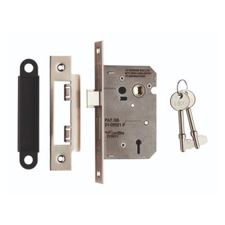Eurospec LSE5325SN Contract 3 Lever Sashlock 64mm (LEAD TIME: 2-3 DAYS)
