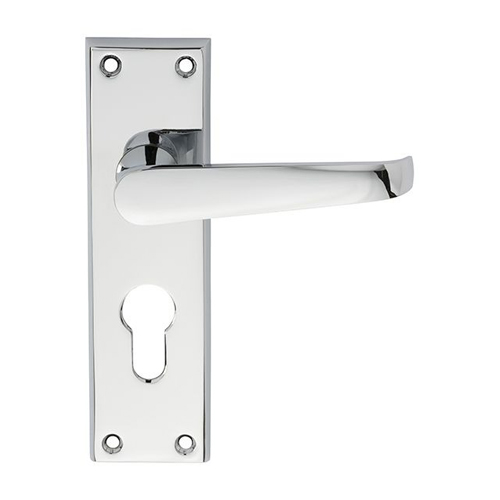 Carlisle Brass M30YCP Victorian Lever On Euro Lock Backplate (LEAD TIME: 2-3 DAYS) - Image 2