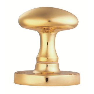 Victorian Half Sprung Oval Mortice Knob
