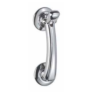 Carlisle Brass M43CP Door Knocker On Rose (LEAD TIME: 2-3 DAYS)