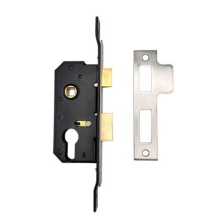 Willenhall M5 Euro 2" Mortice Sashlock FP19 Cranked