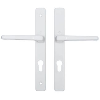 Hoppe Frankfurt Lever Lever UPVC Multipoint Door Handles - 70mm PZ Unsprung 200mm Screw Centres