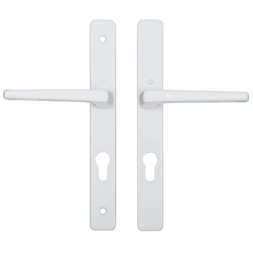 Hoppe Frankfurt Lever Lever UPVC Multipoint Door Handles - 70mm PZ Unsprung 200mm Screw Centres