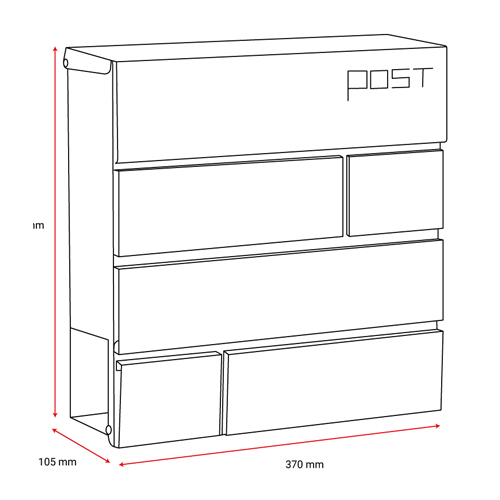 Phoenix MB0120 Series Letter Boxes (LEAD TIME: 2-3 DAYS) - Image 2