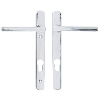 Straight Lever Lever UPVC Multipoint Door Handles - 92mm PZ Sprung 122mm Screw Centres