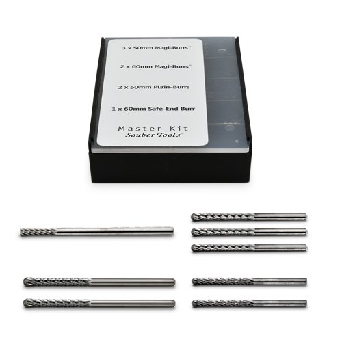 Souber 8 Piece Magi Burr Set & Case