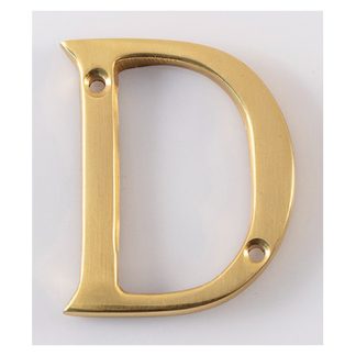 Carlisle Brass ND Letter D (LEAD TIME: 2-3 DAYS)