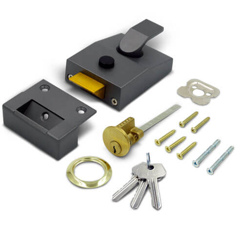 TSS 6 Pin Modern Deadlocking Nightlatch 60mm - Image 2