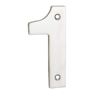 Eurospec NUM10101BSS Numerals Number 1 (LEAD TIME: 2-3 DAYS)