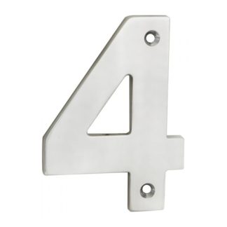 Eurospec NUM10104SSS Numerals Number 4 (LEAD TIME: 2-3 DAYS)