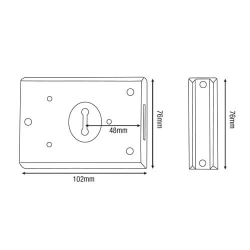 Yale 402 Rim Deadlock - Image 3