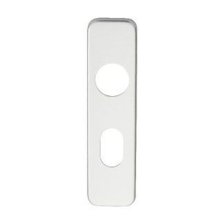 Eurospec PLU9001SAA Safety Lever Oval Lock Covers (LEAD TIME: 2-3 DAYS)