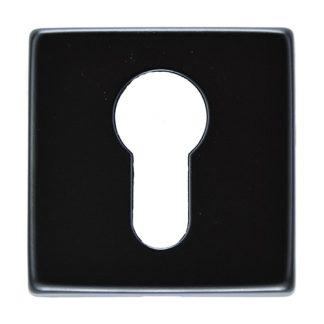 Manital QE001BLK Square Euro Profile Escutcheon (LEAD TIME: 2-3 DAYS)