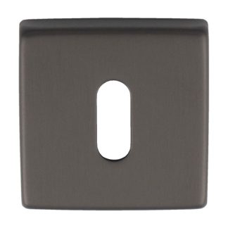 Manital QE003ANT Manital Square Standard Key Escutcheon - Anthracite (LEAD TIME: 2-3 DAYS)