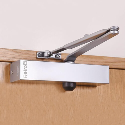 Union RetroV Size 3-4 Overhead Door Closer - Image 2