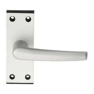 Eurospec SAA61 Aluminium MIAL Lever On Latch Backplate (LEAD TIME: 2-3 DAYS)