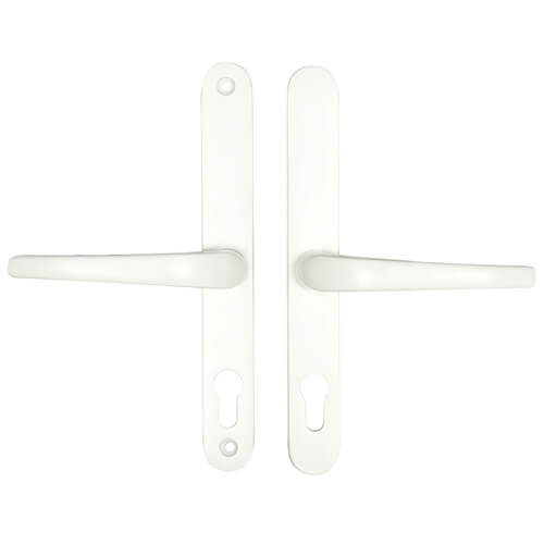 Cego Lever Lever UPVC Multipoint Door Handles - 70mm PZ Sprung 215mm Screw centres