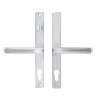 Hoppe Fullex Lever Lever UPVC Multipoint Door Handles - With Snib 68mm PZ Sprung 215mm Screw Centres