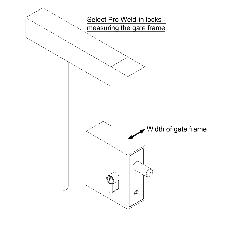 Gatemaster SWKL Weld-In Long Throw Keylatch Gate Lock (LEAD TIME: 2-3 DAYS) - Image 5