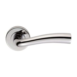 Serozzetta SZC050CP Cinco Lever On Round Rose (LEAD TIME: 2-3 DAYS)