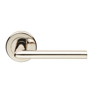 Serozzetta SZR010PN Dieci Lever On Rose - Polished Nickel (LEAD TIME: 2-3 DAYS)