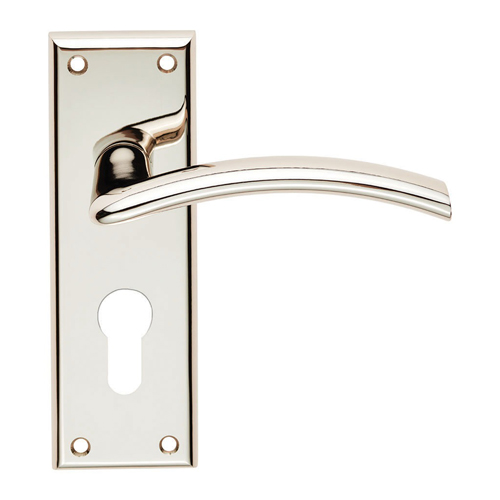 Serozzetta SZR031YPN Trenta Lever On Euro Lock Backplate (LEAD TIME: 2-3 DAYS)