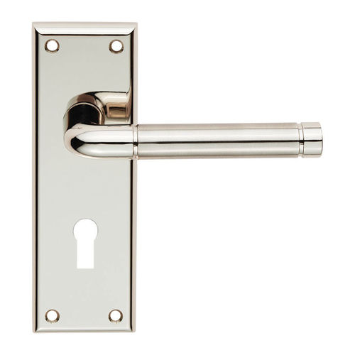 Serozzetta SZR041PNSN Quaranta Lever On Lock Backplate (LEAD TIME: 2-3 DAYS)