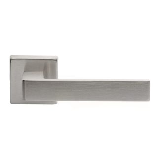 Manital TC5SC Techna Lever On Square Rose - Satin Chrome (LEAD TIME: 2-3 DAYS)