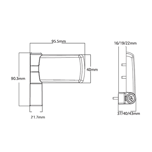 Trojan Patriot Plus 3D Flag Hinge - Image 2