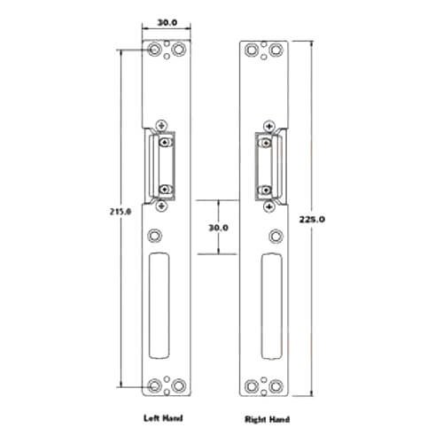 TSS UPVC Latch and Deadbolt Keep - Image 2