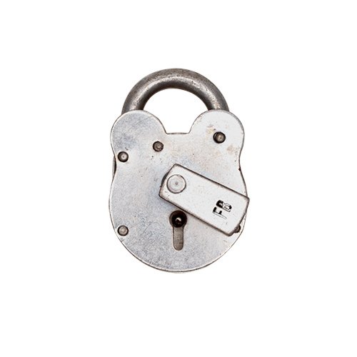 TSS Fire Brigade FB1 Open Shackle Galvanised Padlock - Image 3