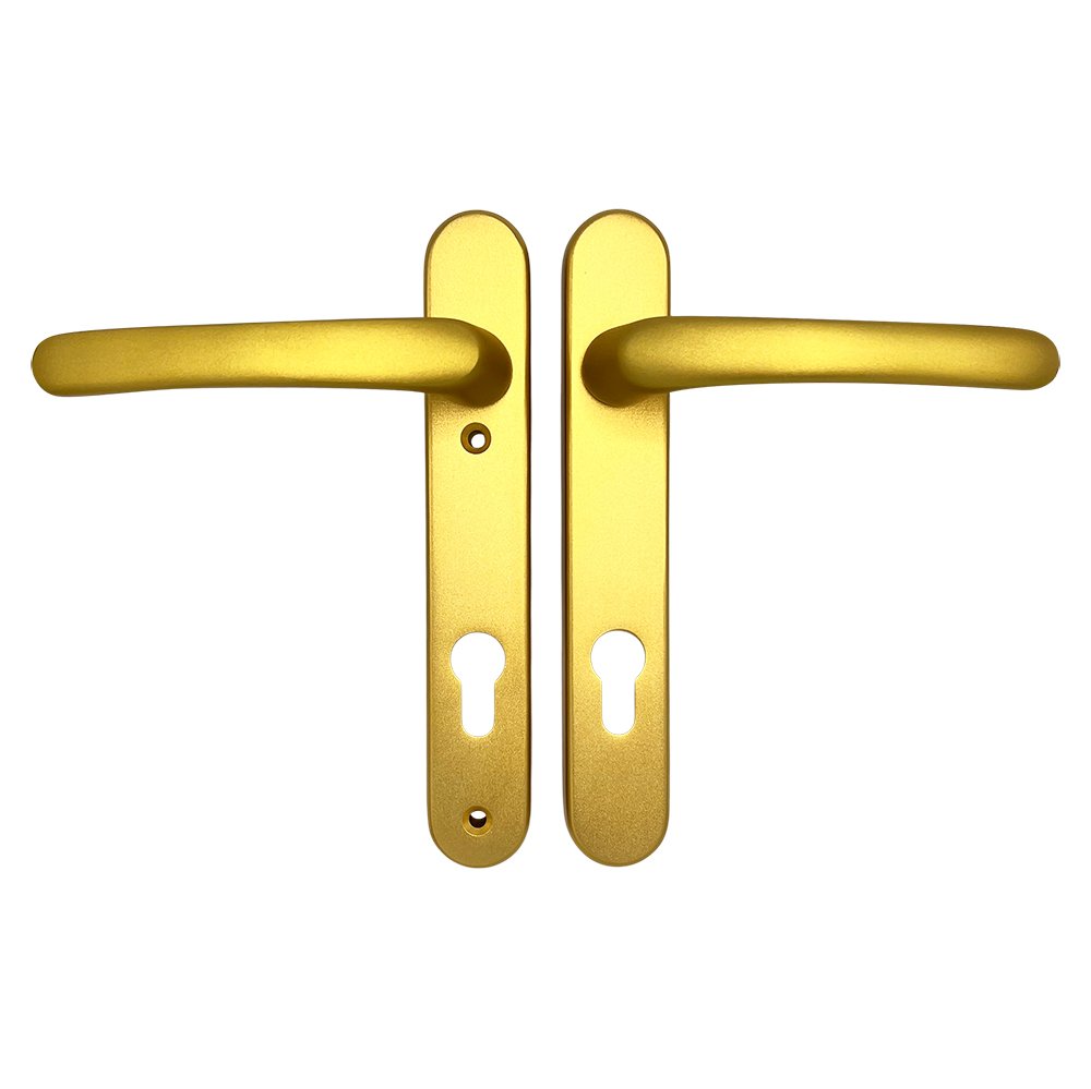 TSS Lever Lever UPVC Multipoint Door Handles - 92mm PZ Sprung 122mm Screw Centres - Image 4