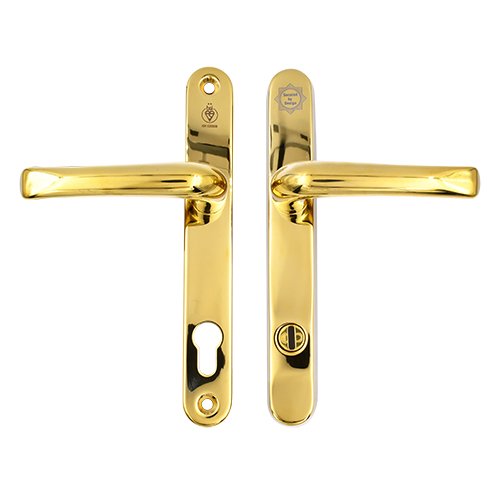 TSS TS007 2 Star Grade 304 Stainless Steel Lever Lever UPVC Multipoint Door Handles - 92mm PZ Sprung 210mm Screw Centres - Image 3