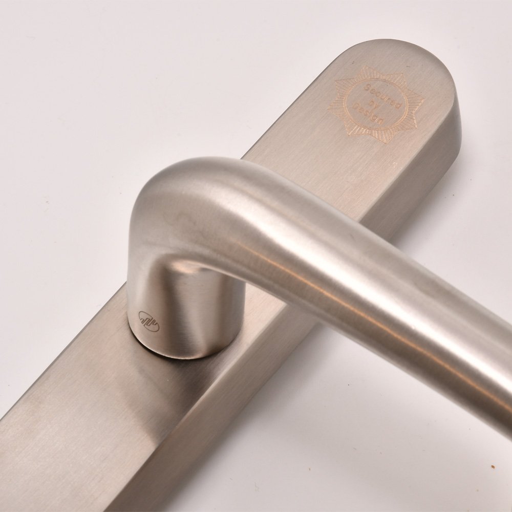 TSS TS007 2 Star Grade 304 Stainless Steel Lever Lever UPVC Multipoint Door Handles - 92mm PZ Sprung 210mm Screw Centres - Image 8