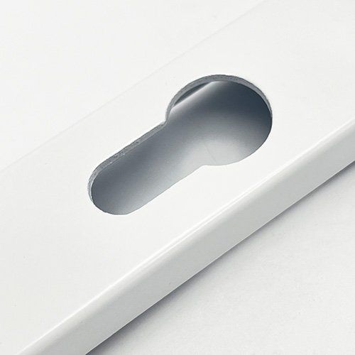 TSS Lever Lever UPVC Multipoint Door Handles - 48mm PZ - Sprung - 215mm Screw Centres - Image 5